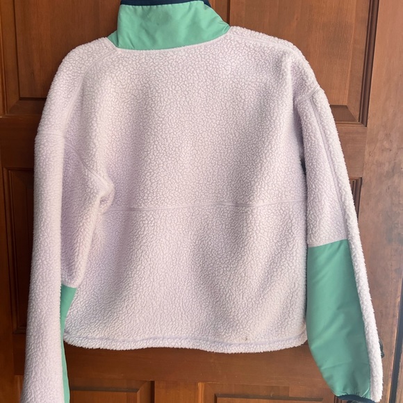 The North Face women’s size small fleece pullover. Lavender and teal. - Picture 4 of 6